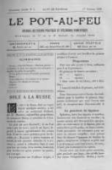 Le Pot-au-feu: journal de cuisine pratique et d'economie domestique. 1895 An.3 No.3