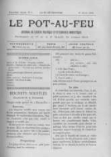 Le Pot-au-feu: journal de cuisine pratique et d'economie domestique. 1895 An.3 No.8