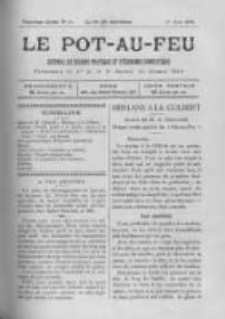 Le Pot-au-feu: journal de cuisine pratique et d'economie domestique. 1895 An.3 No.11