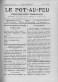 Le Pot-au-feu: journal de cuisine pratique et d'economie domestique. 1895 An.3 No.15