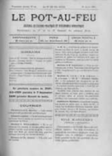 Le Pot-au-feu: journal de cuisine pratique et d'economie domestique. 1895 An.3 No.16