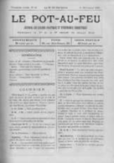 Le Pot-au-feu: journal de cuisine pratique et d'economie domestique. 1895 An.3 No.18