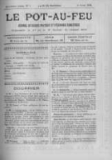 Le Pot-au-feu: journal de cuisine pratique et d'economie domestique. 1896 An.4 No.8