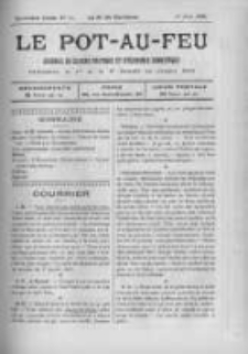 Le Pot-au-feu: journal de cuisine pratique et d'economie domestique. 1896 An.4 No.11
