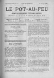 Le Pot-au-feu: journal de cuisine pratique et d'economie domestique. 1896 An.4 No.14