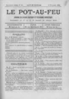 Le Pot-au-feu: journal de cuisine pratique et d'economie domestique. 1896 An.4 No.22