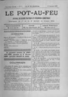Le Pot-au-feu: journal de cuisine pratique et d'economie domestique. 1897 An.5 No.2