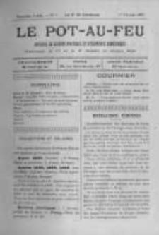 Le Pot-au-feu: journal de cuisine pratique et d'economie domestique. 1897 An.5 No.3