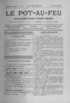 Le Pot-au-feu: journal de cuisine pratique et d'economie domestique. 1897 An.5 No.4
