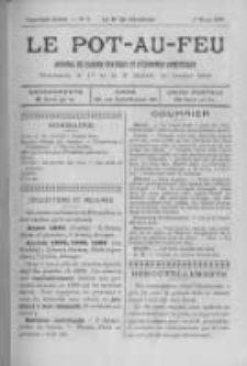 Le Pot-au-feu: journal de cuisine pratique et d'economie domestique. 1897 An.5 No.5