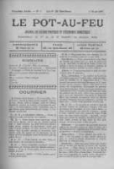 Le Pot-au-feu: journal de cuisine pratique et d'economie domestique. 1897 An.5 No.6