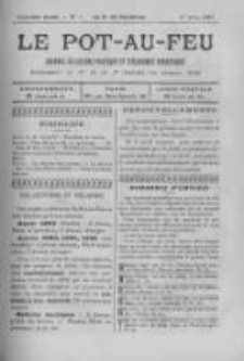 Le Pot-au-feu: journal de cuisine pratique et d'economie domestique. 1897 An.5 No.7
