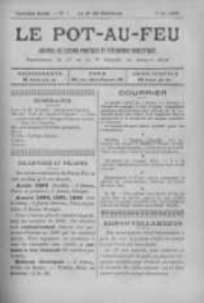 Le Pot-au-feu: journal de cuisine pratique et d'economie domestique. 1897 An.5 No.9