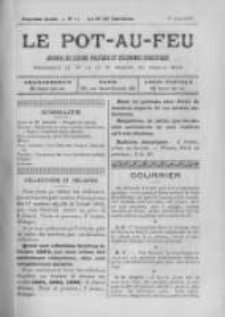 Le Pot-au-feu: journal de cuisine pratique et d'economie domestique. 1897 An.5 No.11