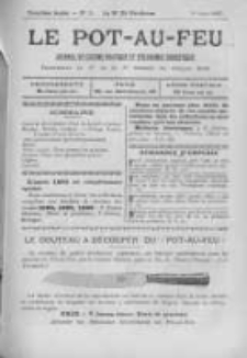 Le Pot-au-feu: journal de cuisine pratique et d'economie domestique. 1897 An.5 No.15