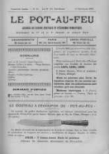 Le Pot-au-feu: journal de cuisine pratique et d'economie domestique. 1897 An.5 No.18