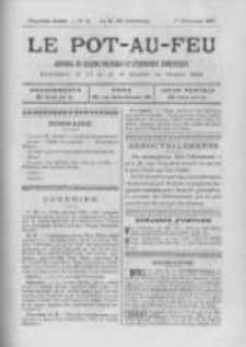 Le Pot-au-feu: journal de cuisine pratique et d'economie domestique. 1897 An.5 No.21