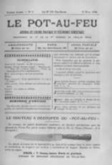 Le Pot-au-feu: journal de cuisine pratique et d'economie domestique. 1898 An.6 No.6
