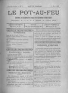Le Pot-au-feu: journal de cuisine pratique et d'economie domestique. 1898 An.6 No.9