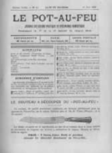 Le Pot-au-feu: journal de cuisine pratique et d'economie domestique. 1898 An.6 No.11