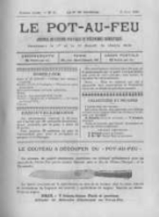 Le Pot-au-feu: journal de cuisine pratique et d'economie domestique. 1898 An.6 No.12