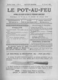 Le Pot-au-feu: journal de cuisine pratique et d'economie domestique. 1898 An.6 No.14