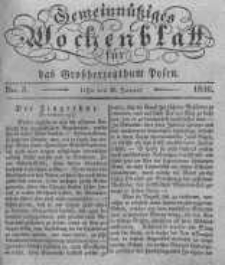 Gemeinnütziges Wochenblatt für das Grossherzogthum Posen. 1836.01.15 No.3