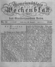Gemeinnütziges Wochenblatt für das Grossherzogthum Posen. 1836.08.19 No.34