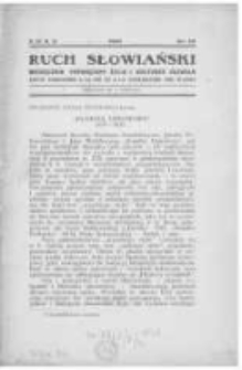 Ruch Słowiański: miesięcznik poświęcony życiu i kulturze Słowian. 1937 Seria 2 R.2 nr10