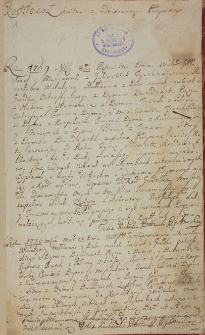 Protokół z kwitów odbieranego Podymnego lat 1769-1793