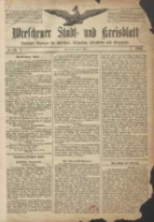 Wreschener Stadt und Kreisblatt: amtlicher Anzeiger f&uuml;r Wreschen, Miloslaw, Strzalkowo und Umgegend 1906.07.01 Nr76
