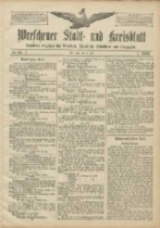 Wreschener Stadt und Kreisblatt: amtlicher Anzeiger f&uuml;r Wreschen, Miloslaw, Strzalkowo und Umgegend 1906.07.21 Nr84