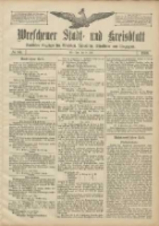 Wreschener Stadt und Kreisblatt: amtlicher Anzeiger für Wreschen, Miloslaw, Strzalkowo und Umgegend 1906.07.21 Nr84