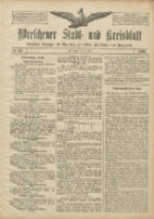 Wreschener Stadt und Kreisblatt: amtlicher Anzeiger f&uuml;r Wreschen, Miloslaw, Strzalkowo und Umgegend 1906.07.26 Nr86