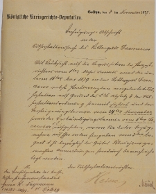 List Mycielskiego 03.11.1877