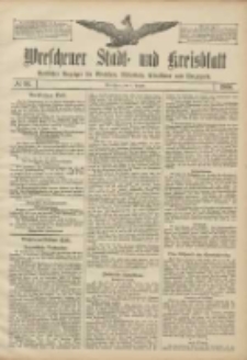 Wreschener Stadt und Kreisblatt: amtlicher Anzeiger f&uuml;r Wreschen, Miloslaw, Strzalkowo und Umgegend 1906.08.07 Nr91