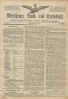 Wreschener Stadt und Kreisblatt: amtlicher Anzeiger f&uuml;r Wreschen, Miloslaw, Strzalkowo und Umgegend 1906.08.23 Nr98