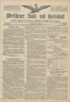 Wreschener Stadt und Kreisblatt: amtlicher Anzeiger f&uuml;r Wreschen, Miloslaw, Strzalkowo und Umgegend 1906.08.28 Nr100