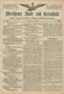 Wreschener Stadt und Kreisblatt: amtlicher Anzeiger f&uuml;r Wreschen, Miloslaw, Strzalkowo und Umgegend 1906.09.11 Nr106