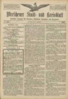 Wreschener Stadt und Kreisblatt: amtlicher Anzeiger f&uuml;r Wreschen, Miloslaw, Strzalkowo und Umgegend 1906.09.25 Nr112