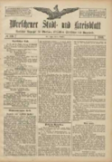 Wreschener Stadt und Kreisblatt: amtlicher Anzeiger f&uuml;r Wreschen, Miloslaw, Strzalkowo und Umgegend 1906.10.04 Nr116