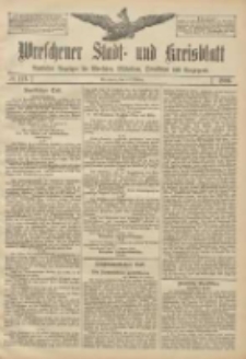 Wreschener Stadt und Kreisblatt: amtlicher Anzeiger für Wreschen, Miloslaw, Strzalkowo und Umgegend 1906.10.16 Nr121