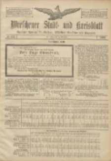 Wreschener Stadt und Kreisblatt: amtlicher Anzeiger f&uuml;r Wreschen, Miloslaw, Strzalkowo und Umgegend 1906.11.10 Nr132