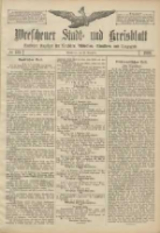Wreschener Stadt und Kreisblatt: amtlicher Anzeiger für Wreschen, Miloslaw, Strzalkowo und Umgegend 1906.11.13 Nr133