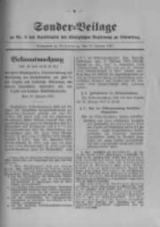Amtsblatt der K&ouml;niglichen Preussischen Regierung zu Bromberg. 1917.01.13 No.2