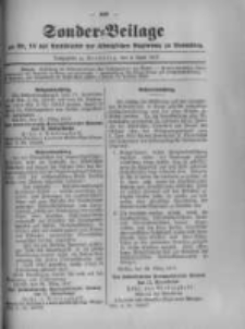 Amtsblatt der K&ouml;niglichen Preussischen Regierung zu Bromberg. 1917.04.07 No.14