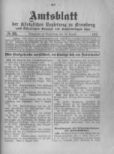 Amtsblatt der K&ouml;niglichen Preussischen Regierung zu Bromberg. 1917.08.18 No.33