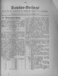 Amtsblatt der K&ouml;niglichen Preussischen Regierung zu Bromberg. 1917.09.22 No.38