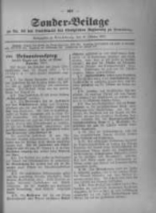 Amtsblatt der K&ouml;niglichen Preussischen Regierung zu Bromberg. 1917.10.20 No.42