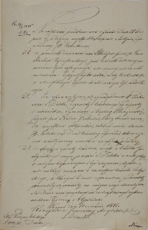 List Konsystorza Jeneralnego Arcybiskupiego do ks. wikariusza Koteckiego 10.09.1886